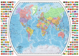 Political World Map | Ravensburger | 1000 Pieces | Jigsaw Puzzle