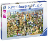 World Landmarks - Adrian Chesterman | Ravensburger | 1000 Pieces | Jigsaw Puzzle